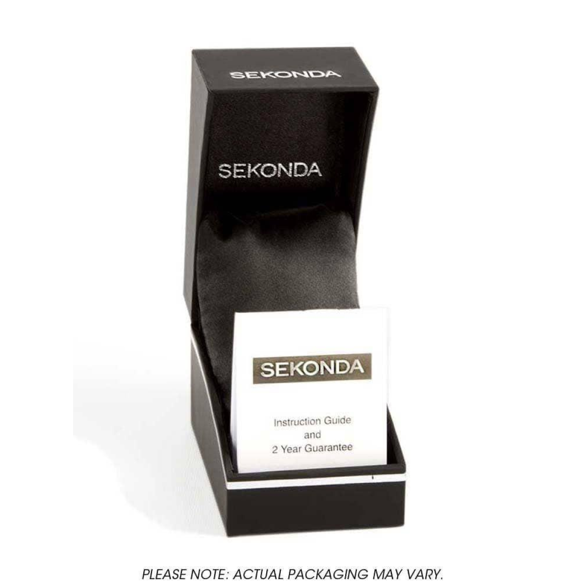 Sekonda Seksy Ladies Bling Round White Dial & silver stone Stainless image 3