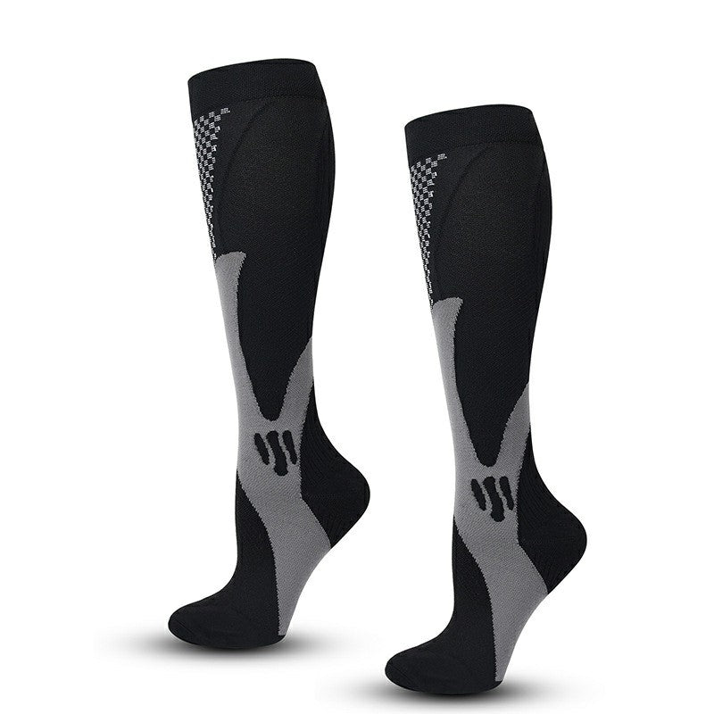 Compression Socks Black Size S/M, Calf and Shin Support for Running and Football image 0