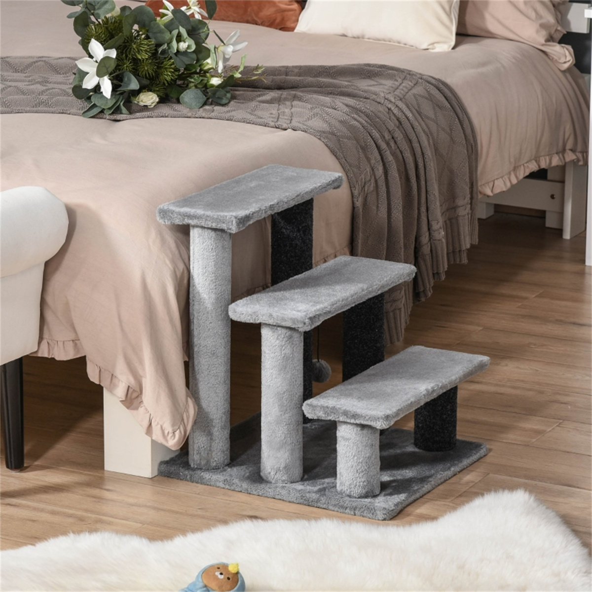 Cat Tree 45 x 40 x 48 cm, Light Grey