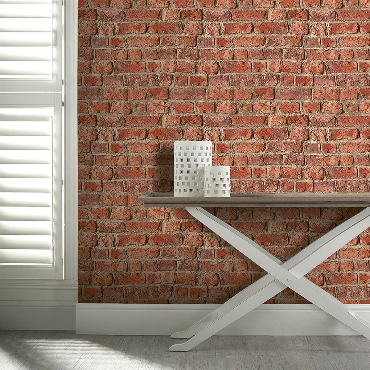 Urban Brick Red Wallpaper image 5