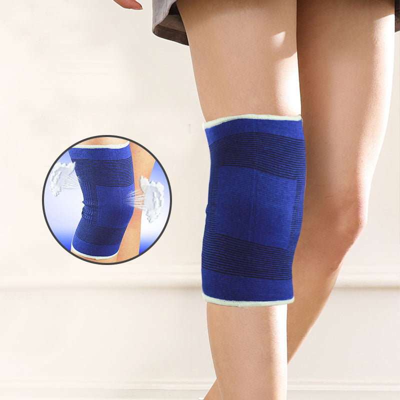 Knee Support Straps 2 Pack, Elastic Neoprene Brace for Arthritis and Running image 4