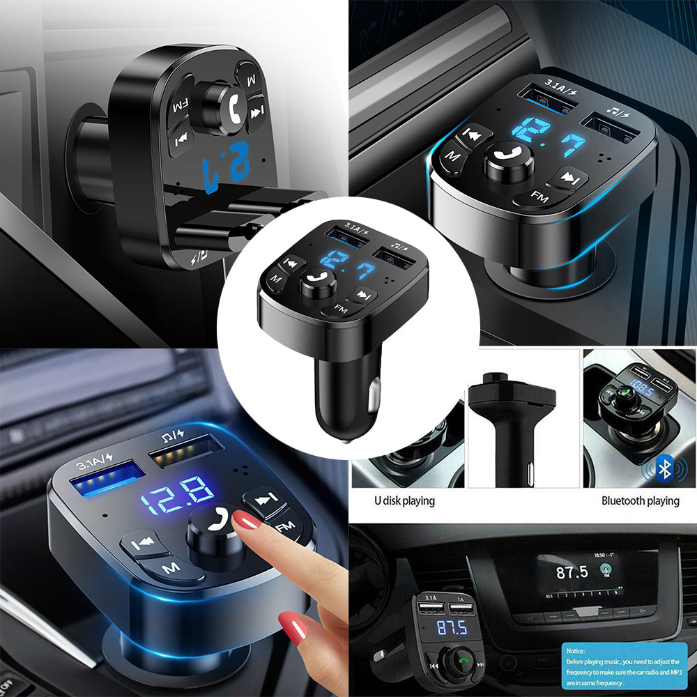 Bluetooth FM Transmitter, Wireless Car MP3 Player and USB Charger Adapter image 13