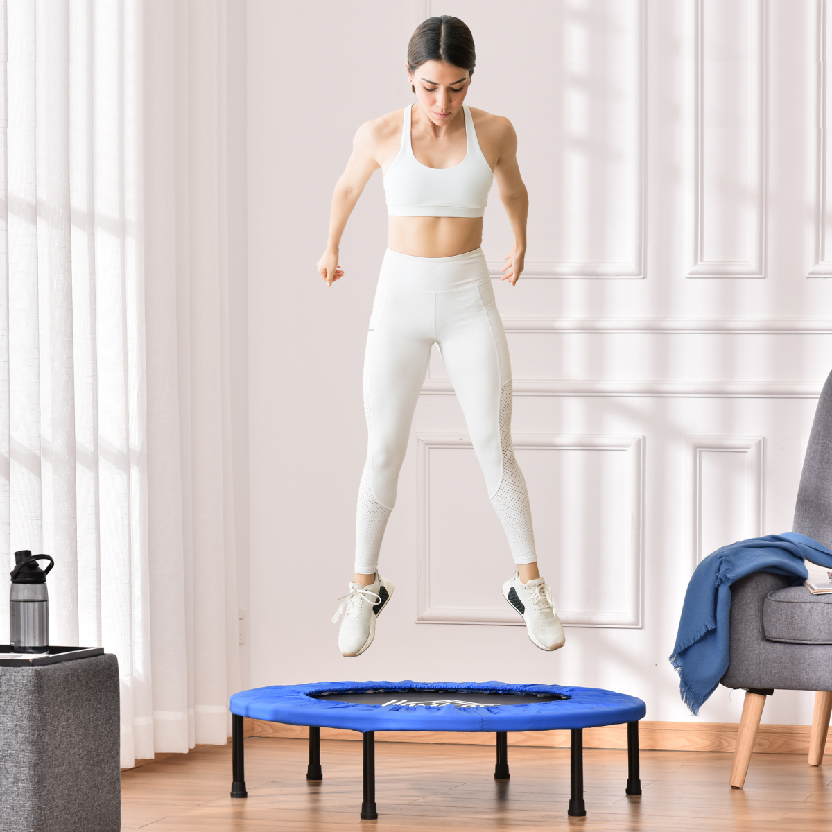 36" Trampoline Indoor Outdoor Rebounder Mini Jumper Sports Game Home