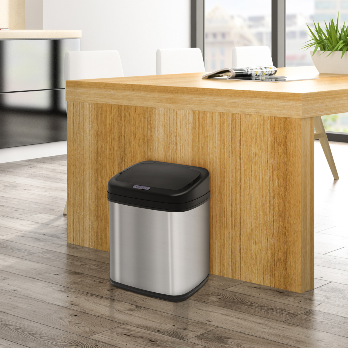 20L Stainless Steel Auto Kitchen Bin Sensor Bucket in L Size