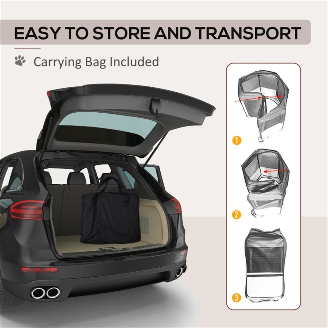 Pet Carrier, Blue and Black