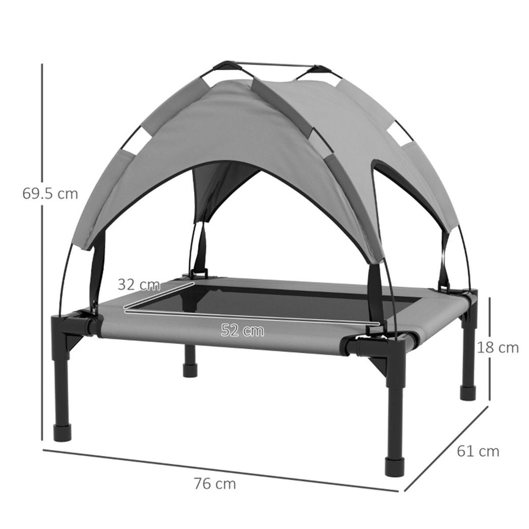 Pet Bed 69.5H x 76L x 61Wcm, Light grey