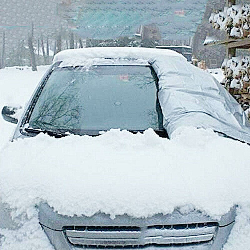 Windscreen Frost Cover, Car Front Window Ice and Snow Protector Sunshade image 6