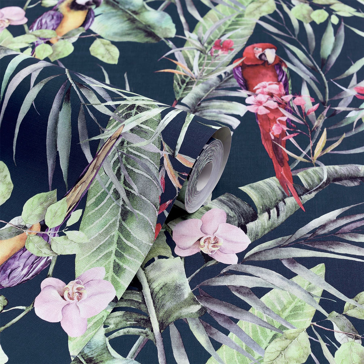 Pretty Polly Navy Multi Wallpaper image 1