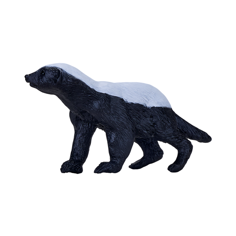 Honey Badger Male Toy  Realistic Wildlife Figurine image 0