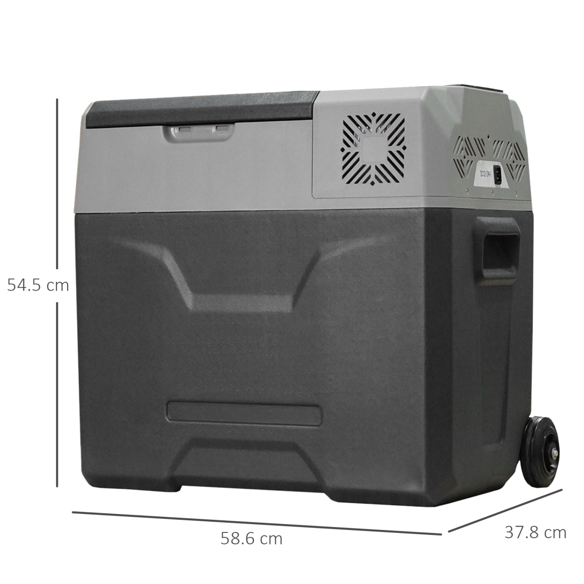 Car Refrigerator, Portable 12/24V 50L Fridge Freezer, Down to -20??