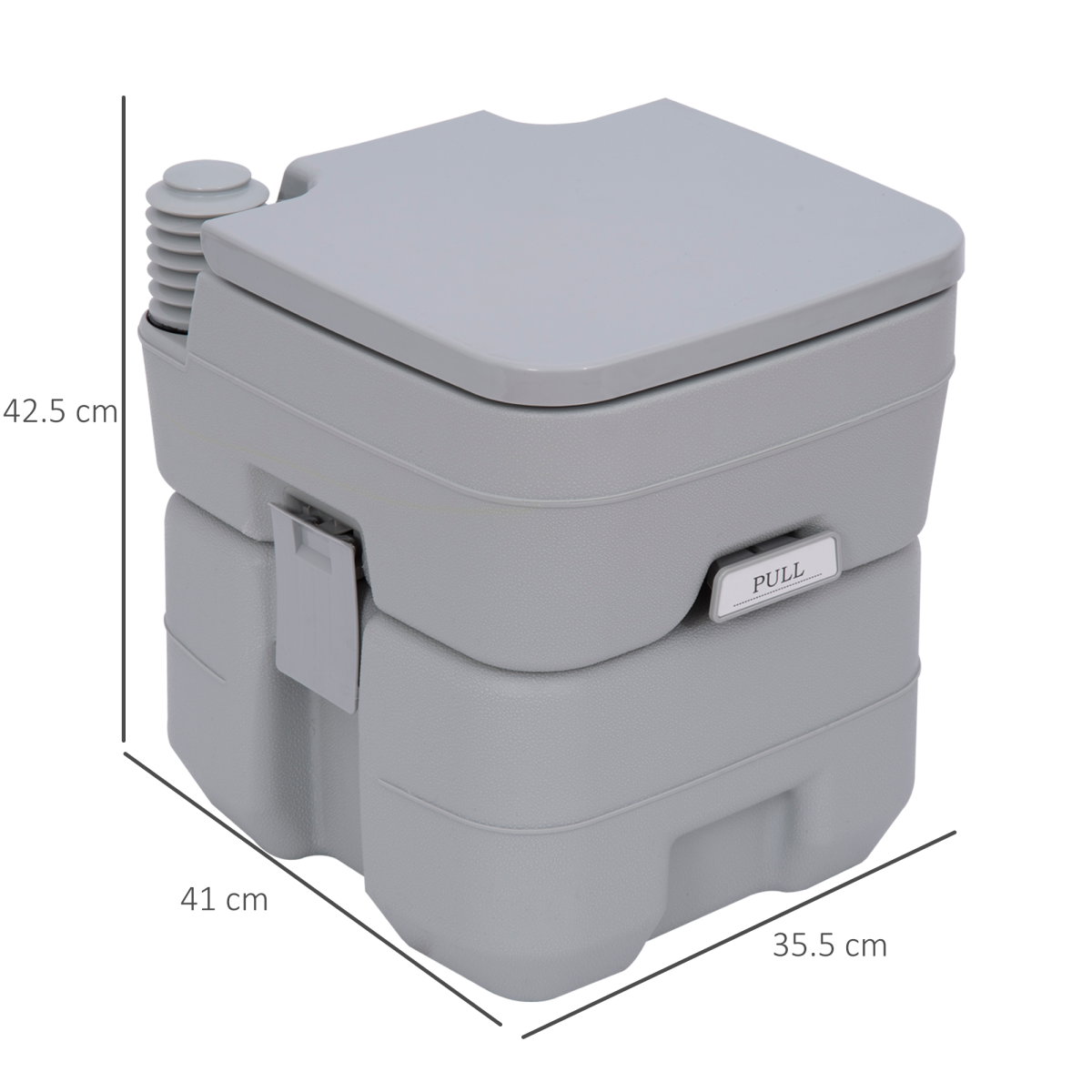 20L Camping Toilet Portable Travel WC Caravan Picnic Fishing Restroom