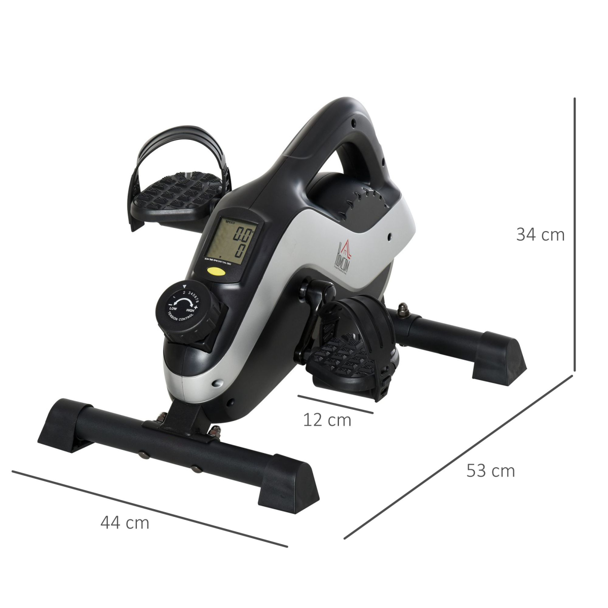 Mini Exercise Bike 8 Levels Magnetic Resistance Leg Fitness LCD Display