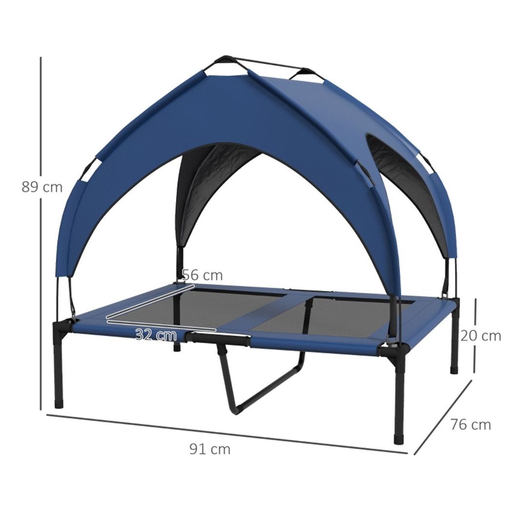 Pet Bed 89H x 91L x 76Wcm, Dark blue