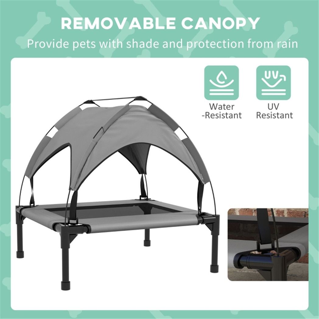 Pet Bed 69.5H x 76L x 61Wcm, Light grey