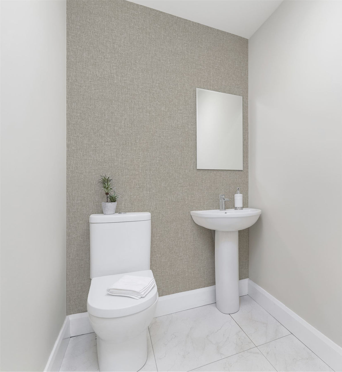 Country Plain Taupe Wallpaper image 0