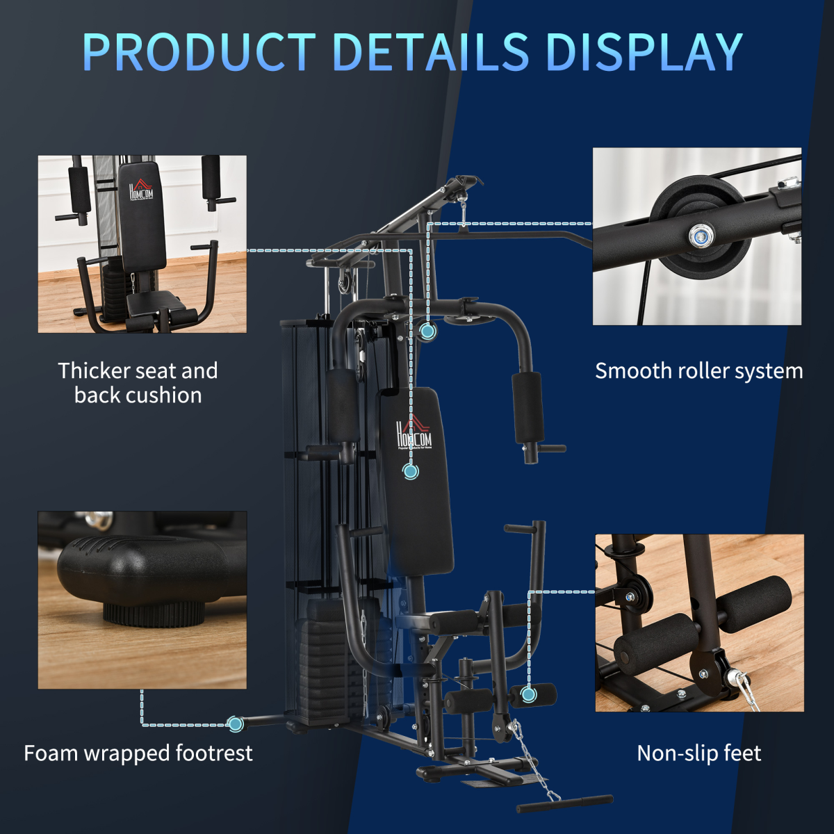 Multifunction Home Gym Weight Training Station Fitness Strength Machine