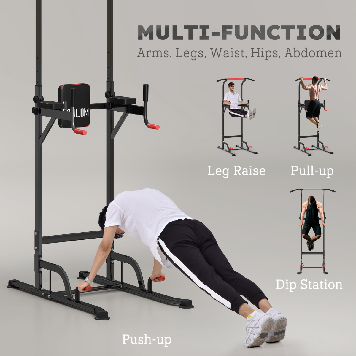 Power Tower Station Pull Up Bar for Home Gym Workout Equipment