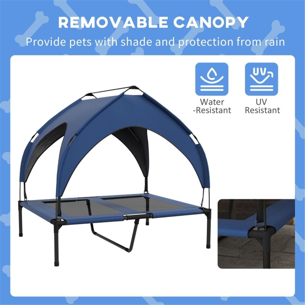 Pet Bed 89H x 91L x 76Wcm, Dark blue