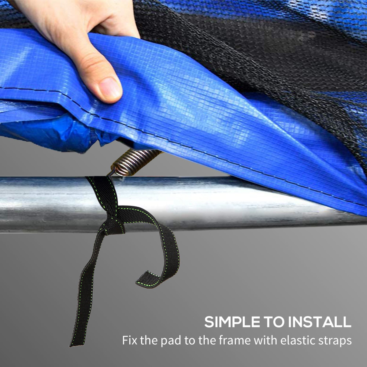 8FT Trampoline Pad Spring Cover, Waterproof