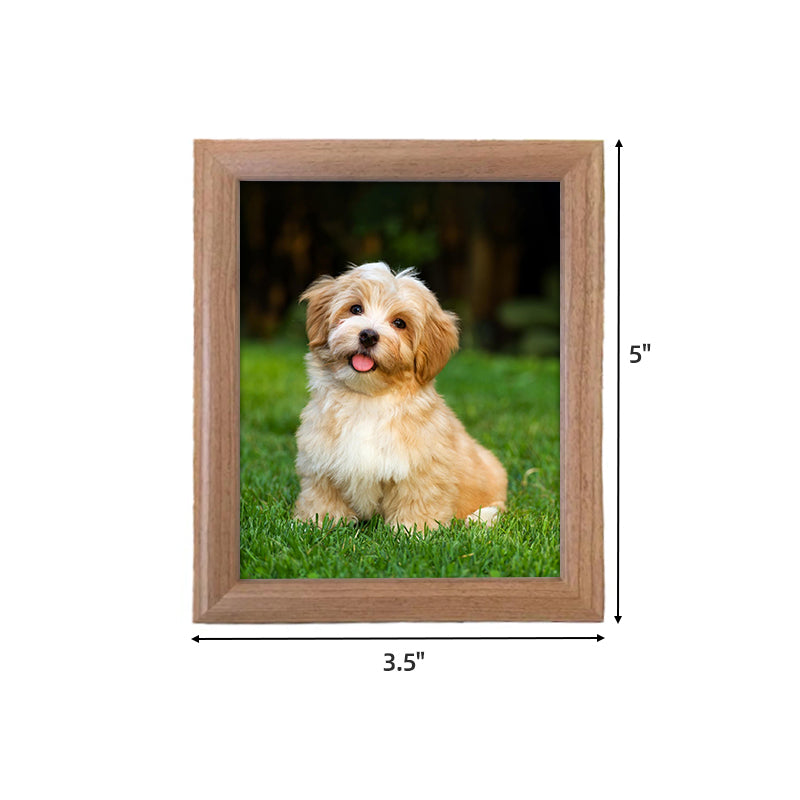 Wooden Picture Frame 3.5 x 5 Inch, Rustic Vintage Photo Frame image 0