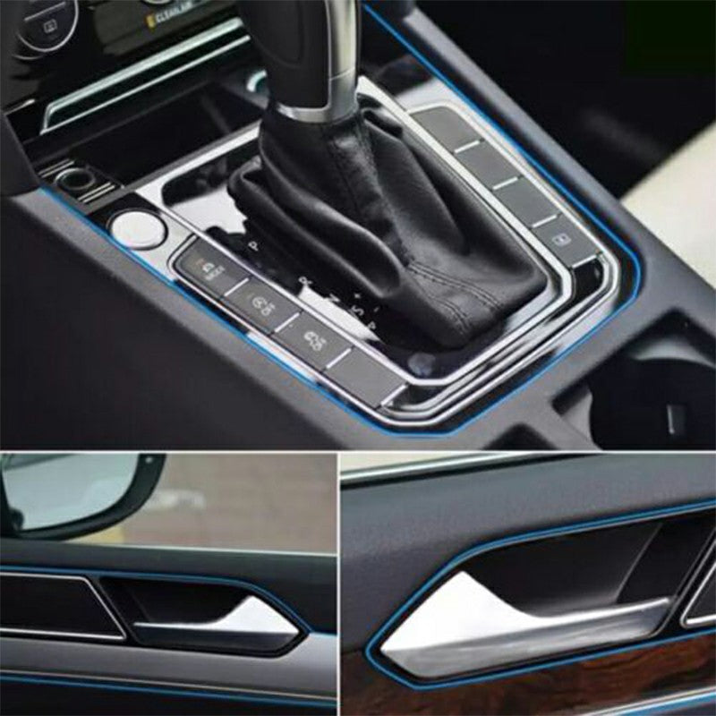 Car Edge Gap Trim Silver 5m, Universal Interior Moulding Garnish Strip image 8