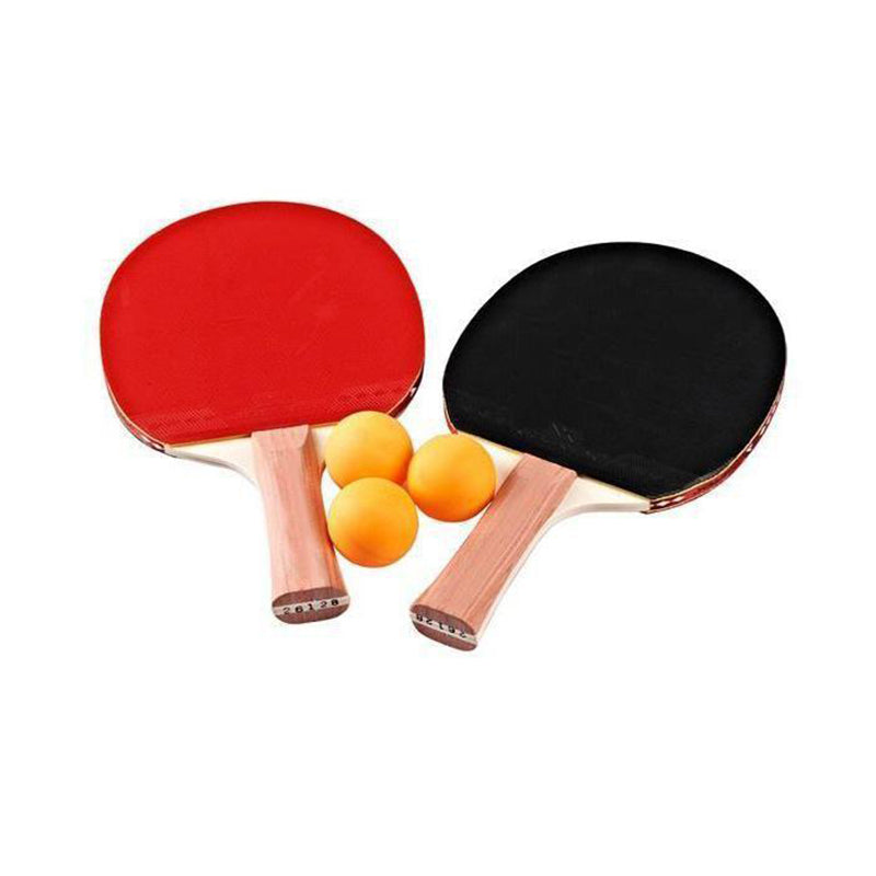 Table Tennis Set with 2 Bats and 3 Balls, Ping Pong Racket Set for Home image 0