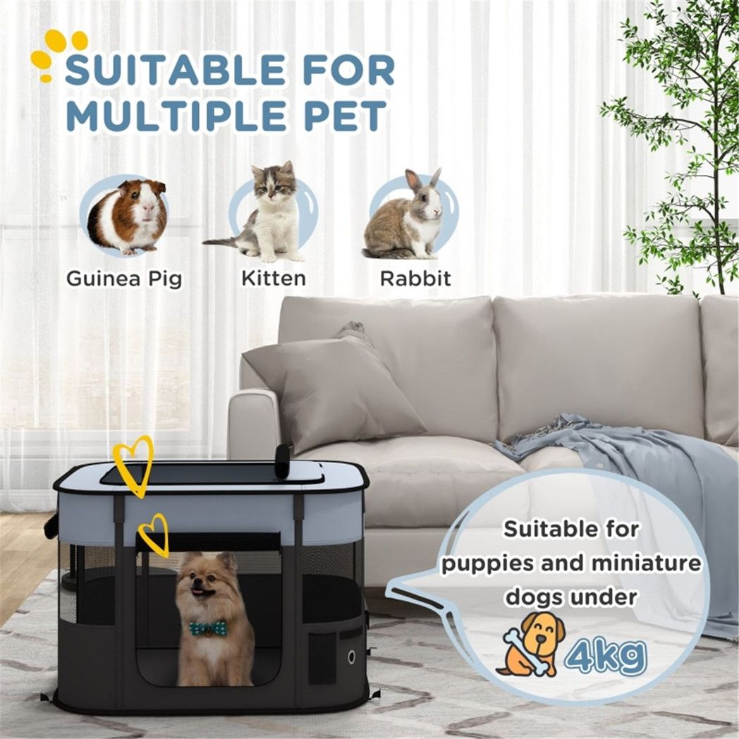 Pet Carrier 59H x 114L x 89Wcm, Grey