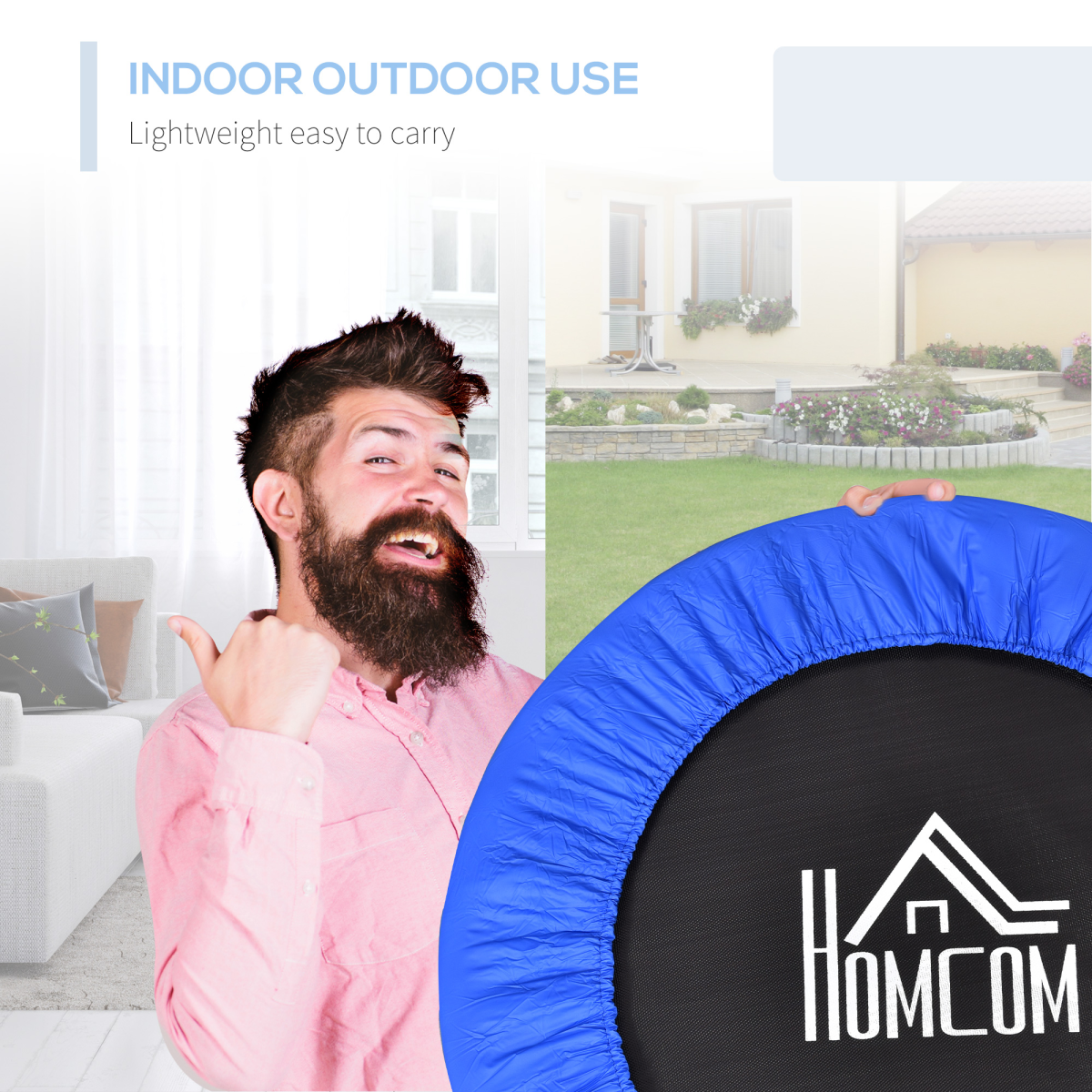 36" Trampoline Indoor Outdoor Rebounder Mini Jumper Sports Game Home