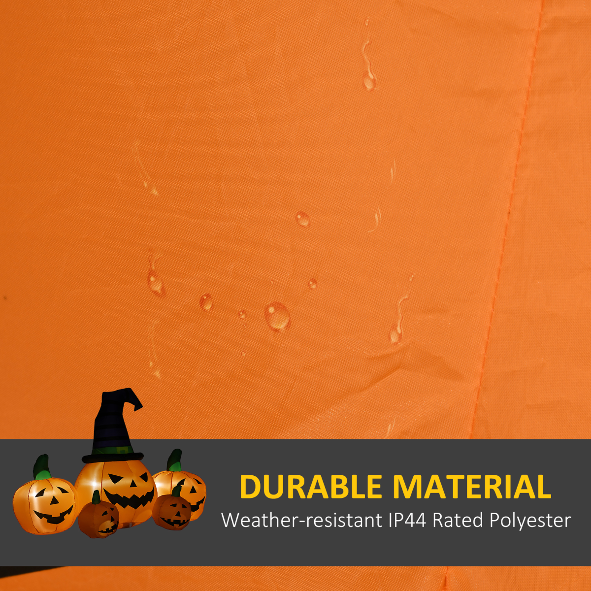 6ft Inflatable Halloween Large Pumpkin Hat with Four Small Pumpkins