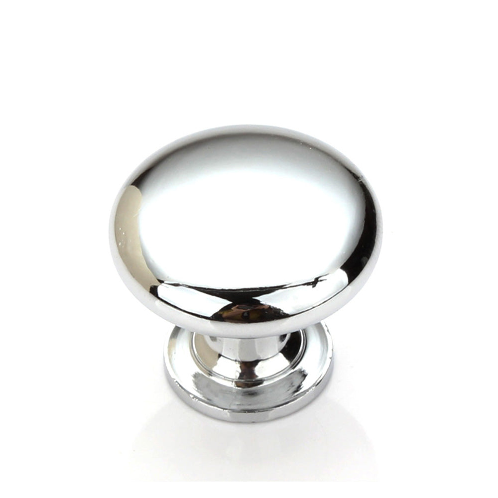 Cabinet Knob 28mm Round, Zinc Alloy Kitchen Cupboard Drawer Handle image 2