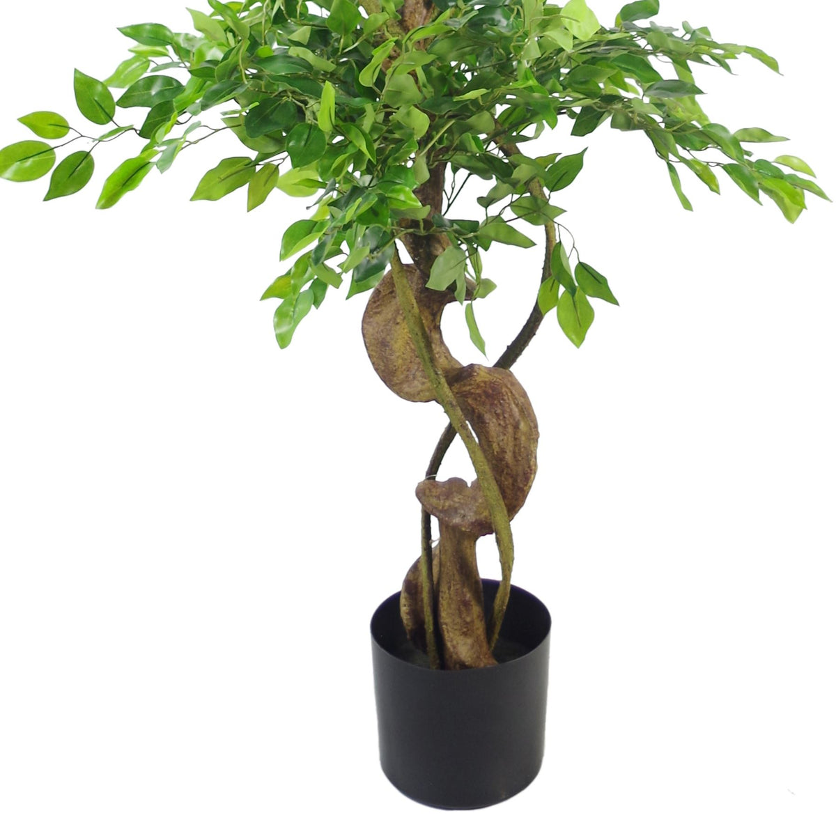 150cm Twisted Trunk Artificial Japanese Fruticosa Style Ficus Tree image 5