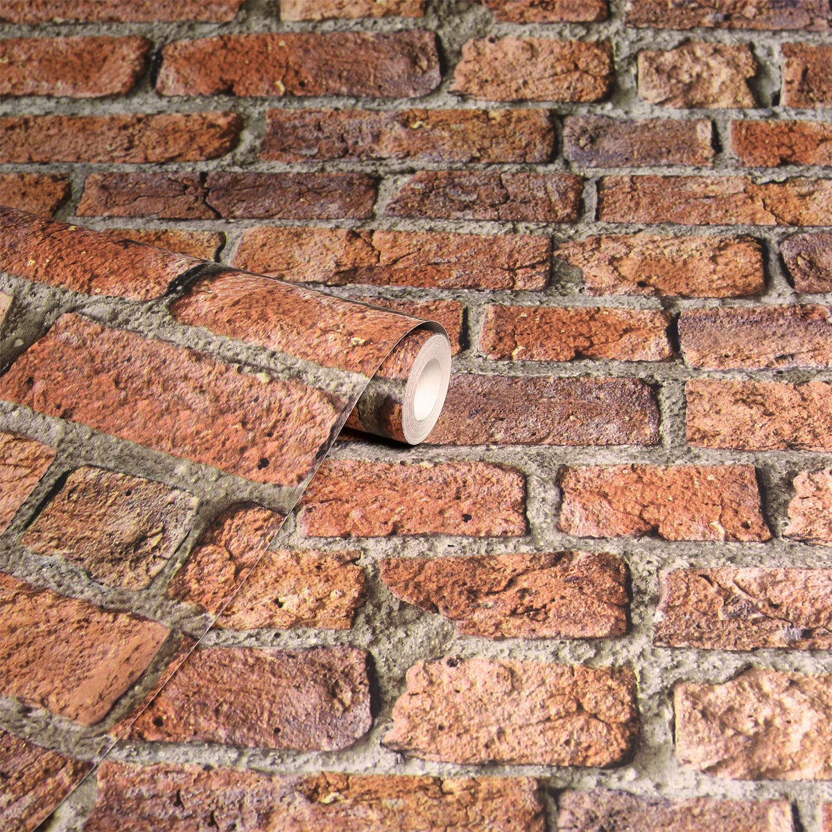 Urban Brick Red Wallpaper image 3