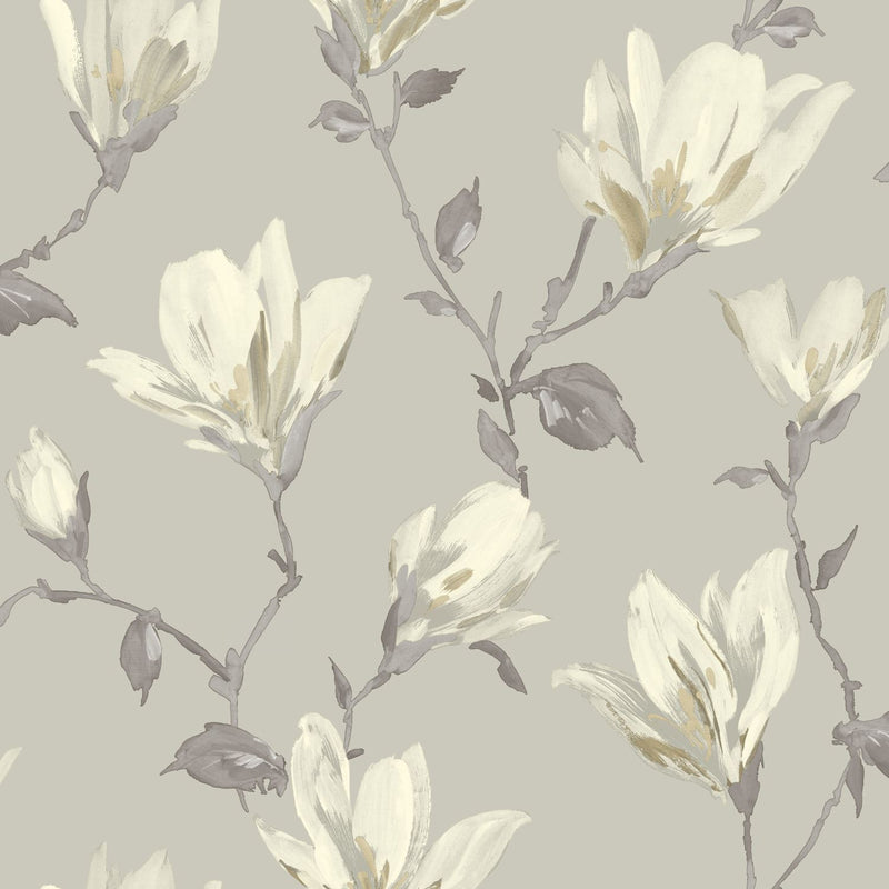 Lily Floral Natural Wallpaper image 0