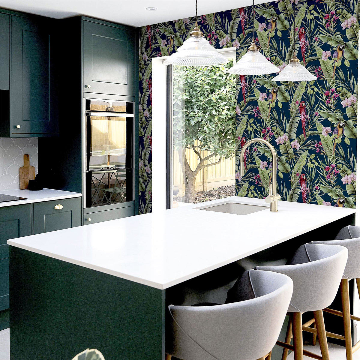 Pretty Polly Navy Multi Wallpaper image 6