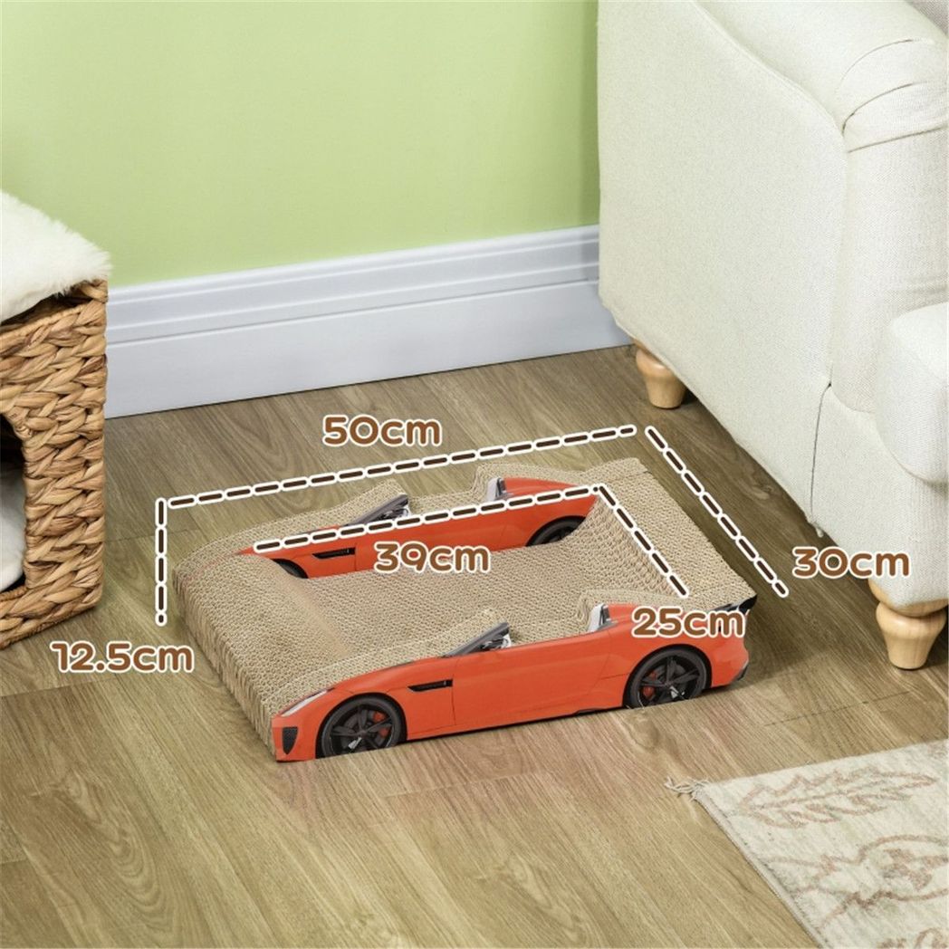 Cat Scratching Board 50L x 30W x 12.5Hcm, Red