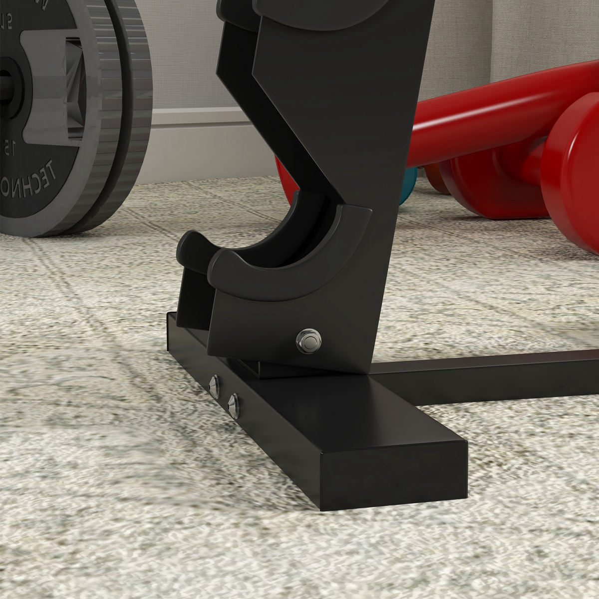 Five-Tier Weight Tree, Steel Dumbbell Rack for Home Gym Exercise