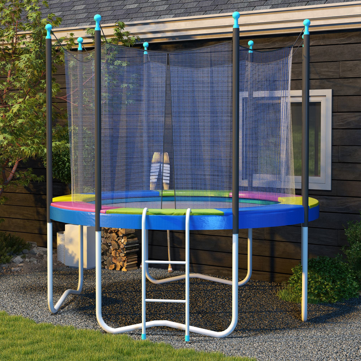 8FT Trampoline Pad Spring Cover, Waterproof
