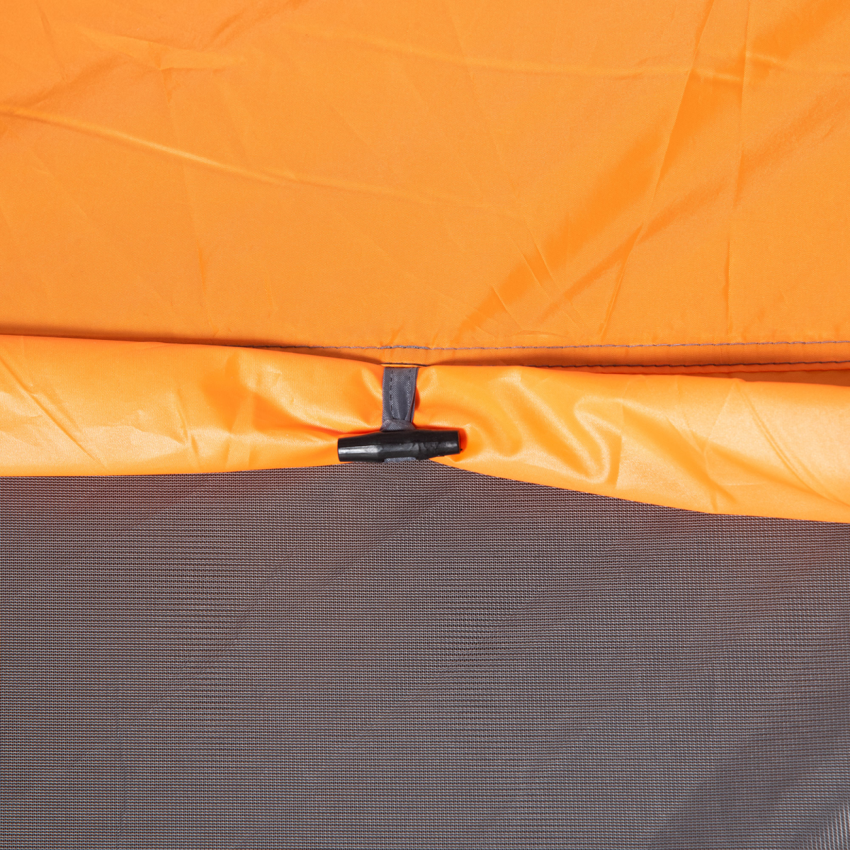 Camping Tent Dome Pop-up Tent with Windows for 4-5 Person Orange