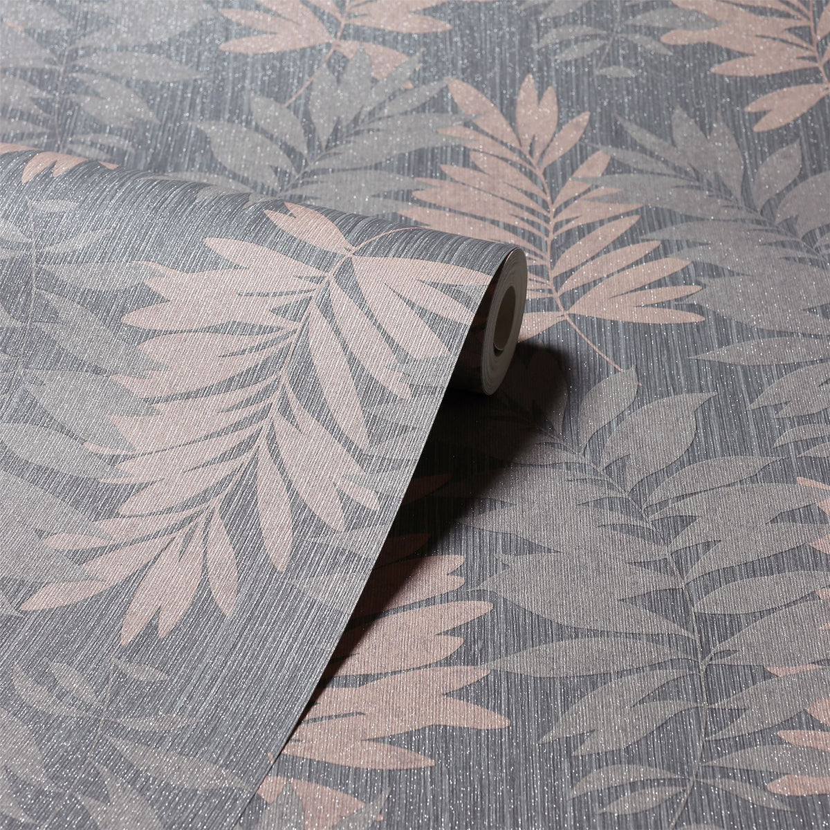 Stardust Palm Pink/Grey Wallpaper image 1