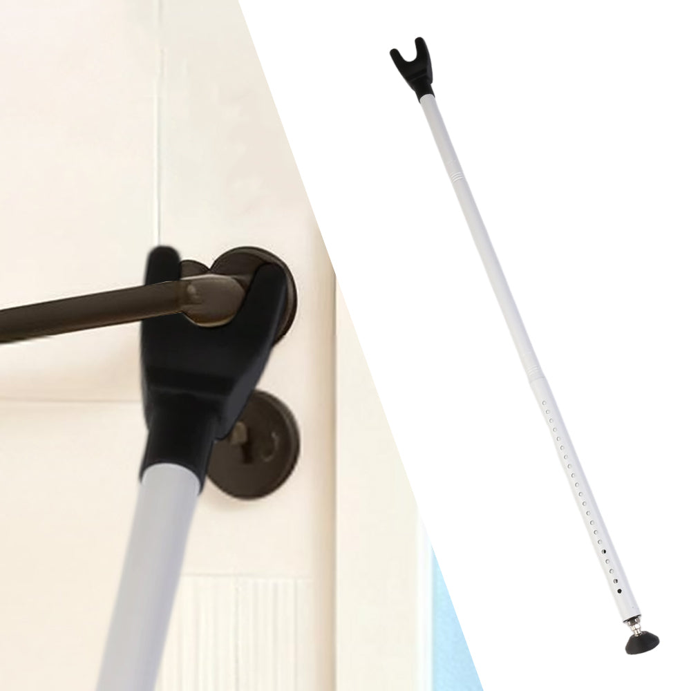 Door Security Bar, Adjustable Home Safety Jammer Brace and Lock Stopper image 6