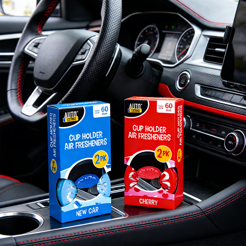 Car Cup Holder Air Freshener 2 Pack, Scented Car Fragrance image 2