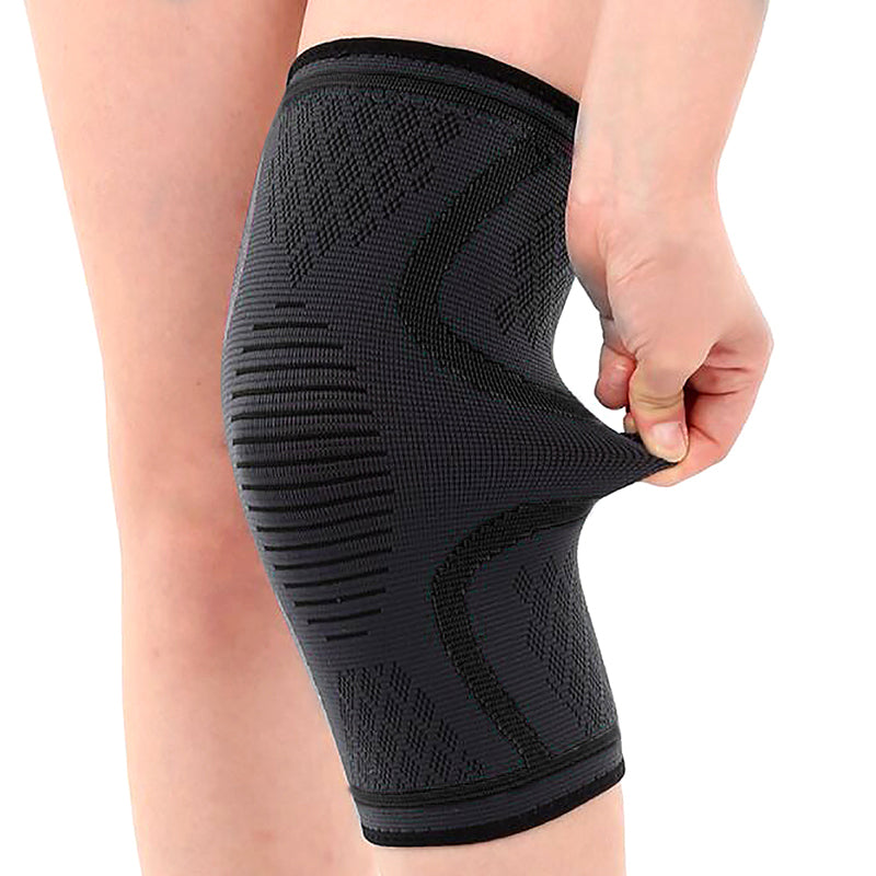 Self Heating Knee Support Pads Size S, Anti Slip Arthritis Brace Pair, Black image 3