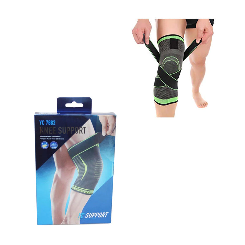 Compression Knee Sleeve, Light Fabric Support for Gym and Fitness, Single image 0