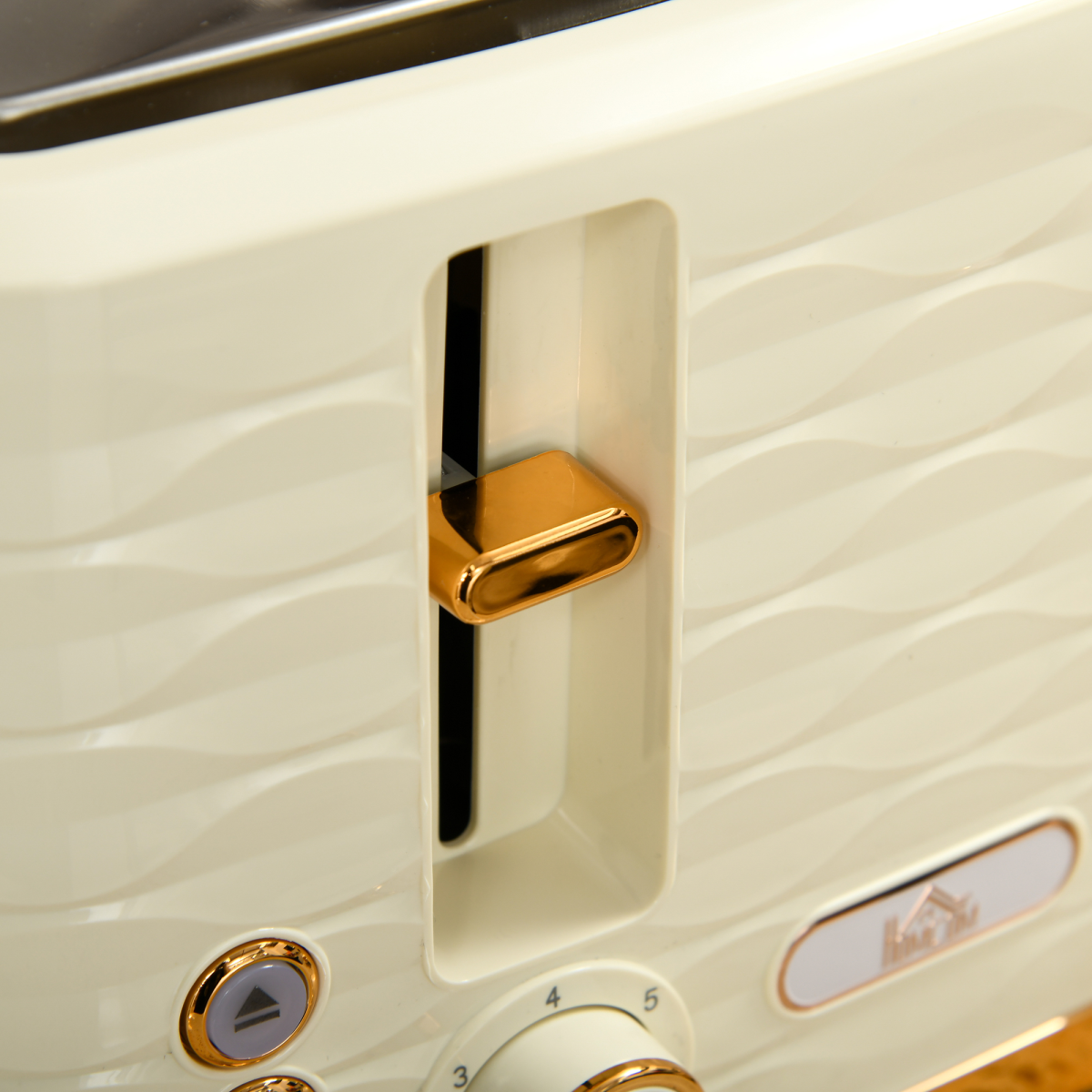 Kettle and Toaster Set 1.7L Rapid Boil Kettle and 4 Slice Toaster Beige