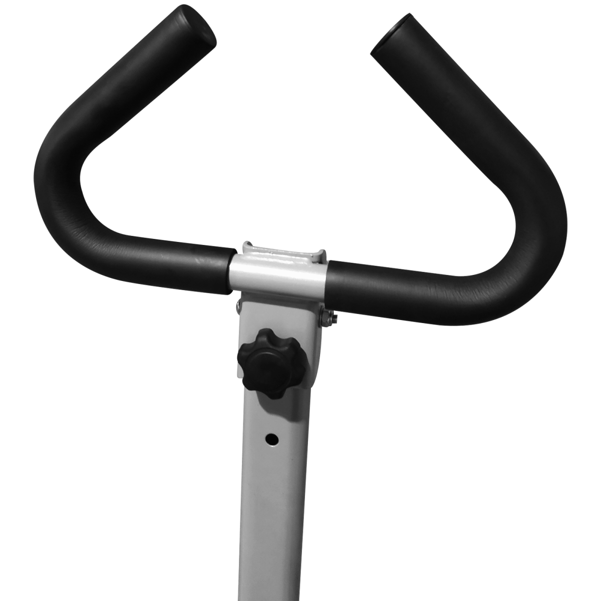 Foldable Stepper Adjustable Step Machine with Handlebar LCD Display, Grey