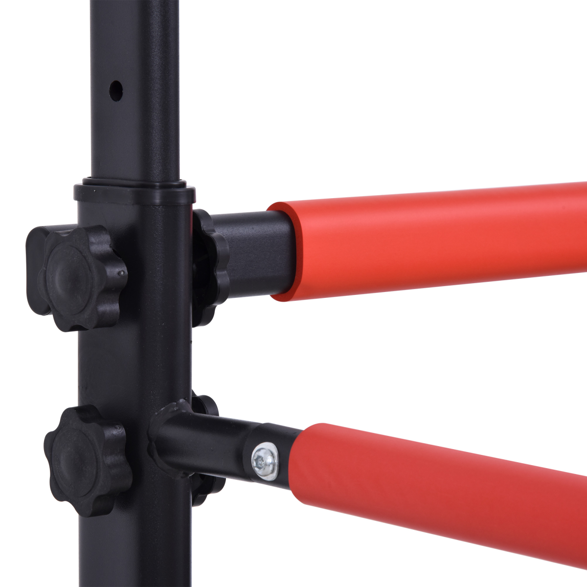 Steel Multi-Use Exercise Power Tower Station Adjustable Height with Grips