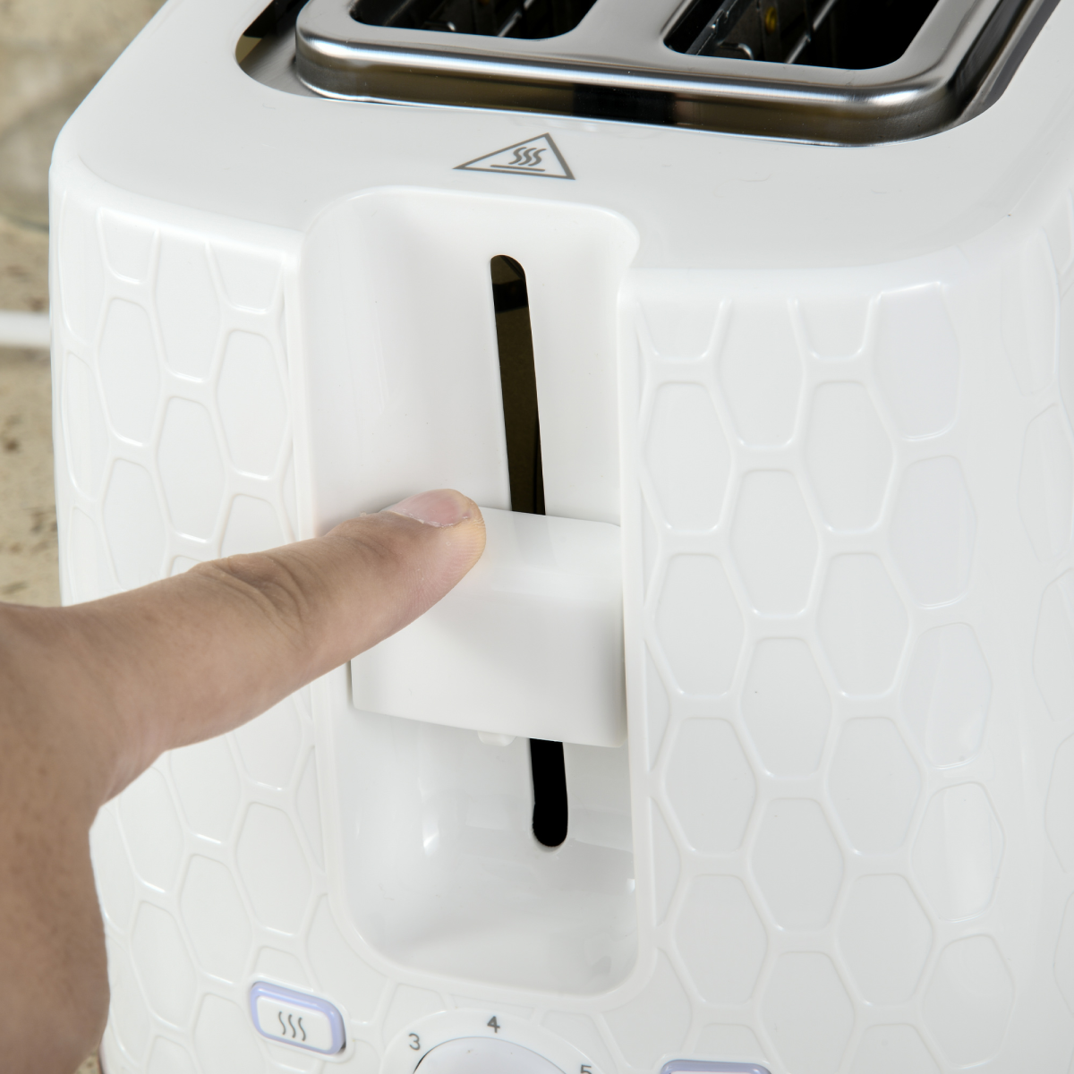 Kettle and Toaster Set 1.7L Fast Boil Kettle and 2 Slice Toaster Set White