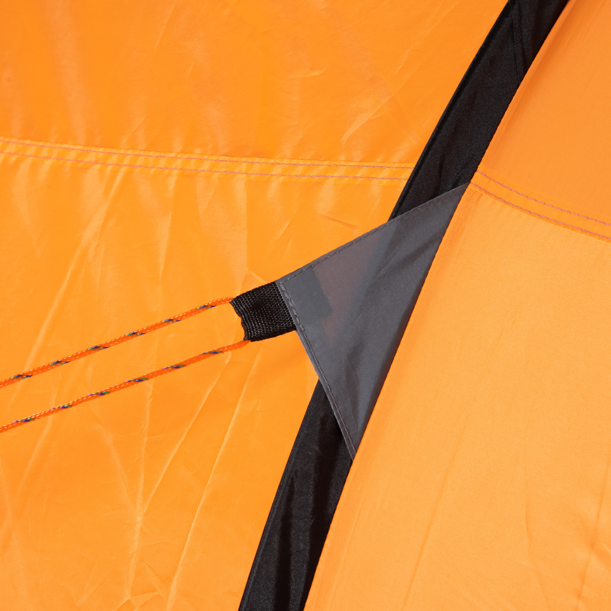Camping Tent Dome Pop-up Tent with Windows for 4-5 Person Orange