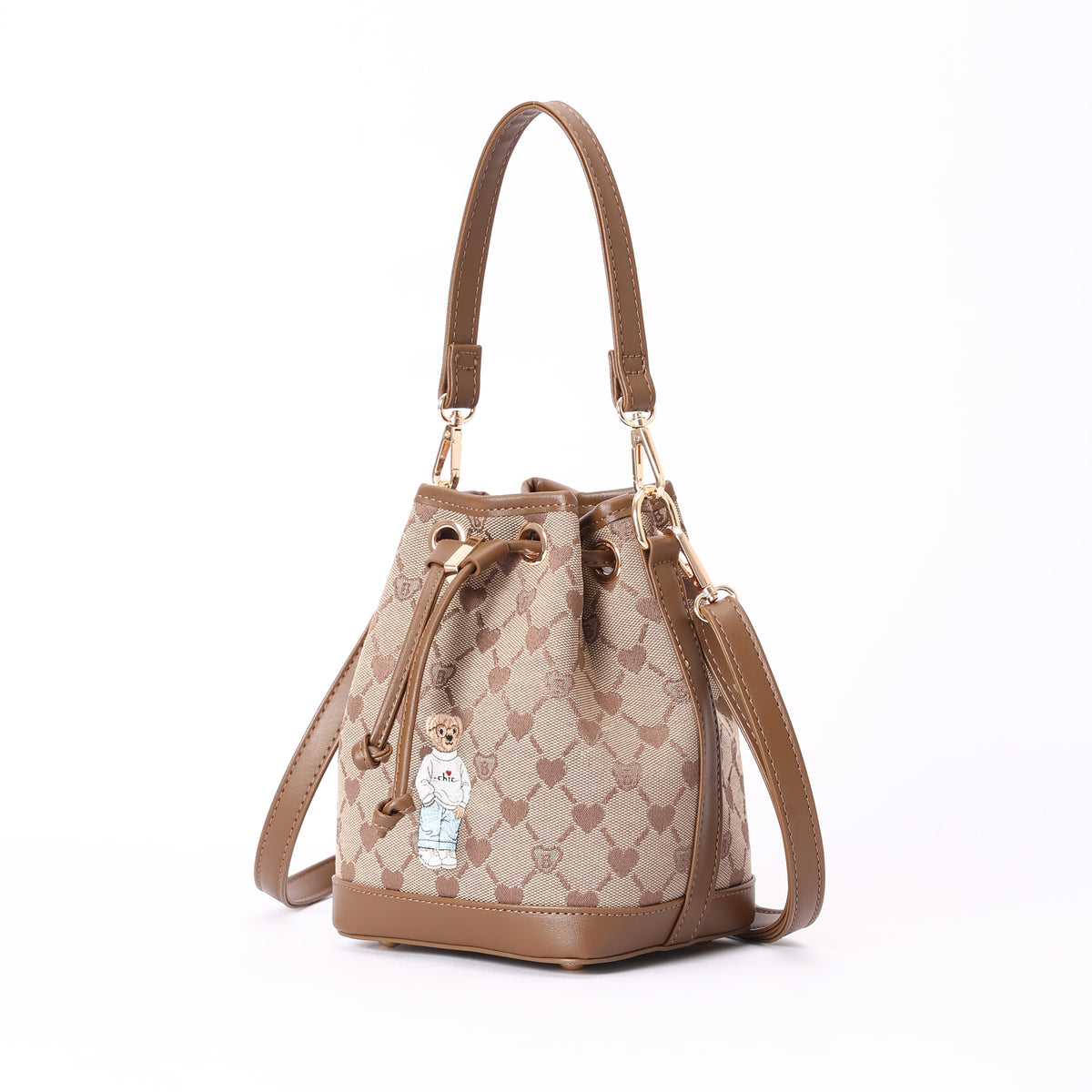 B-Loved Bear Beige - Bucket Bag