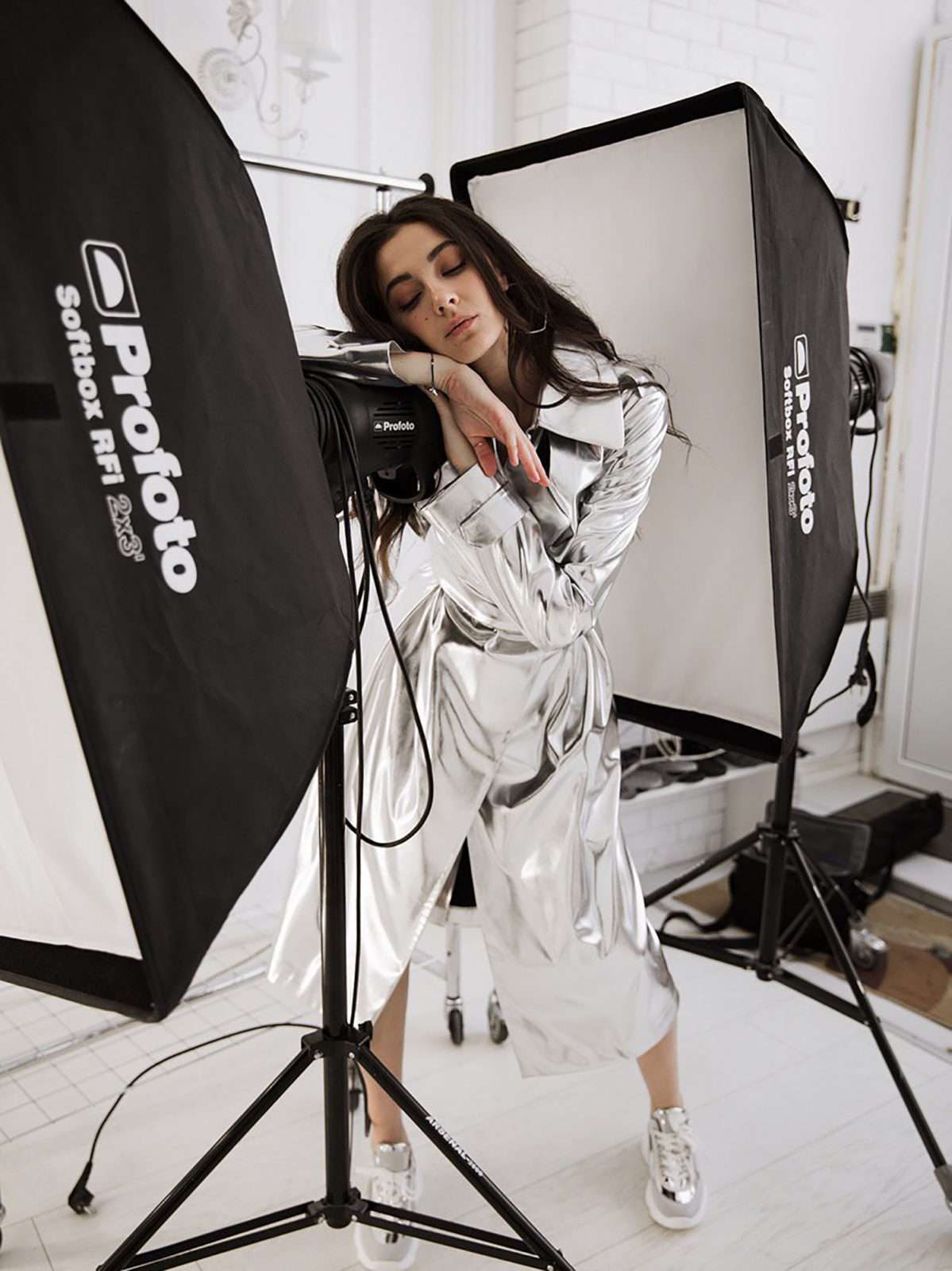 Star Silver Elegance Trench Coat